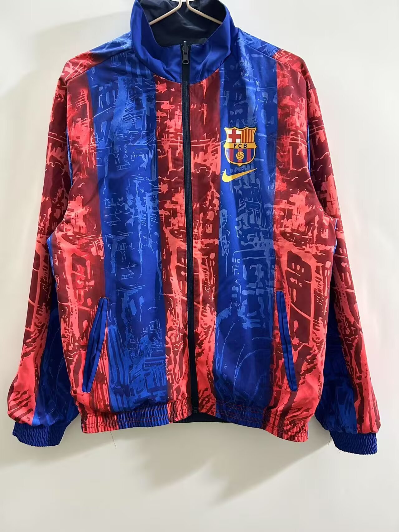 2025/2026 Barcelona Reversible Windbreaker Soccer Jersey 1:1 Thai Quality 02
