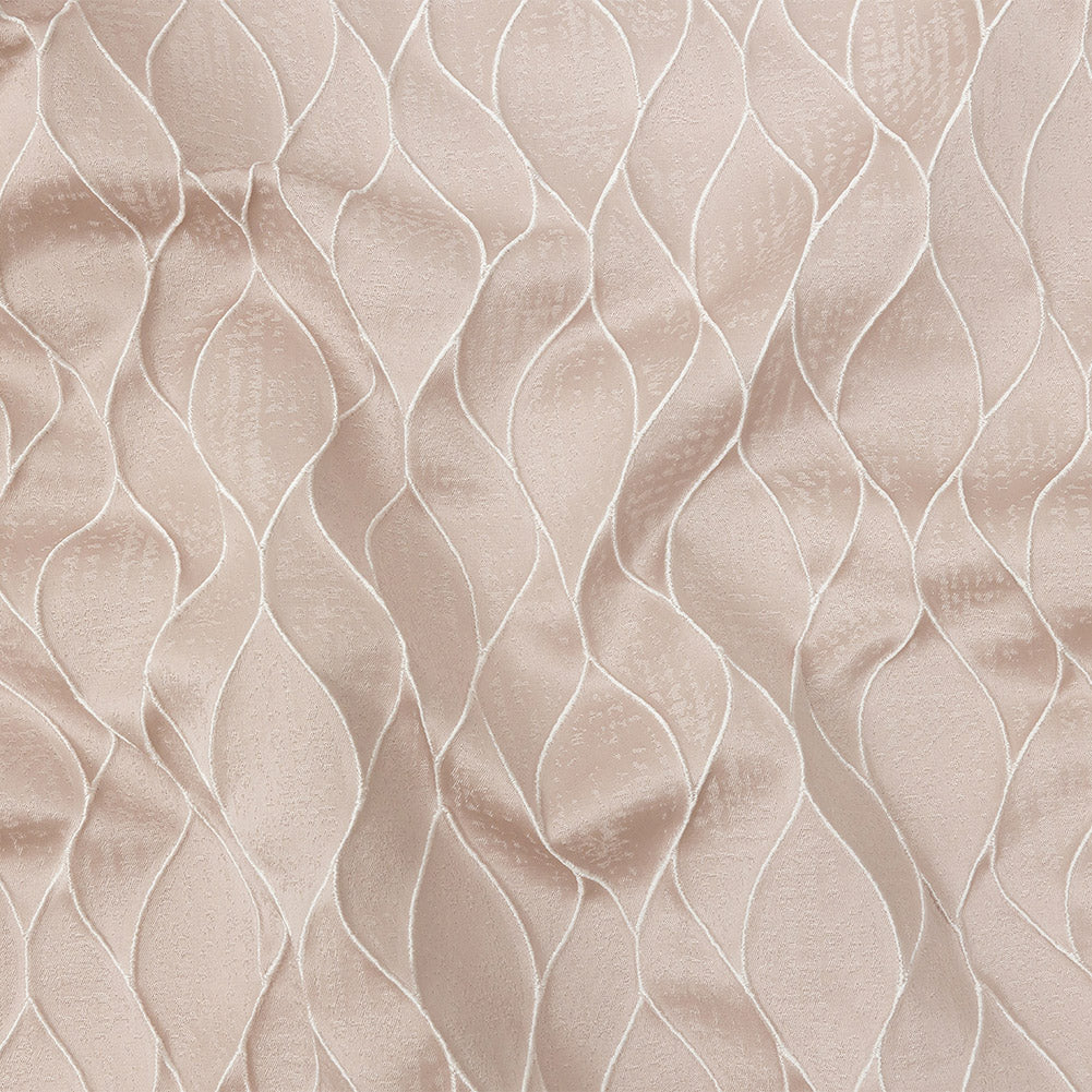 Polyester Jacquard - Orchid Leafy Lines - British Imported - Joann Fabrics