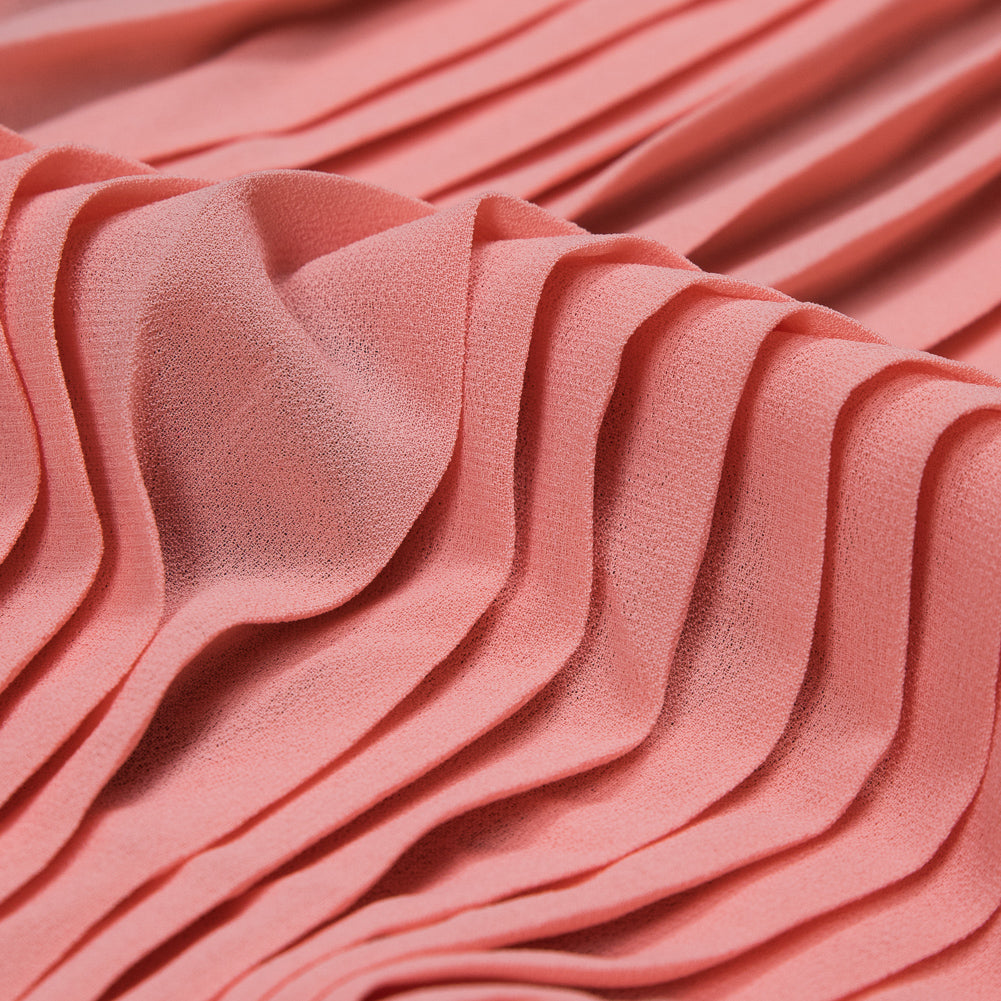 Accordion Pleated Chiffon - Seashell Pink - Etereo Collection - Joann Fabrics