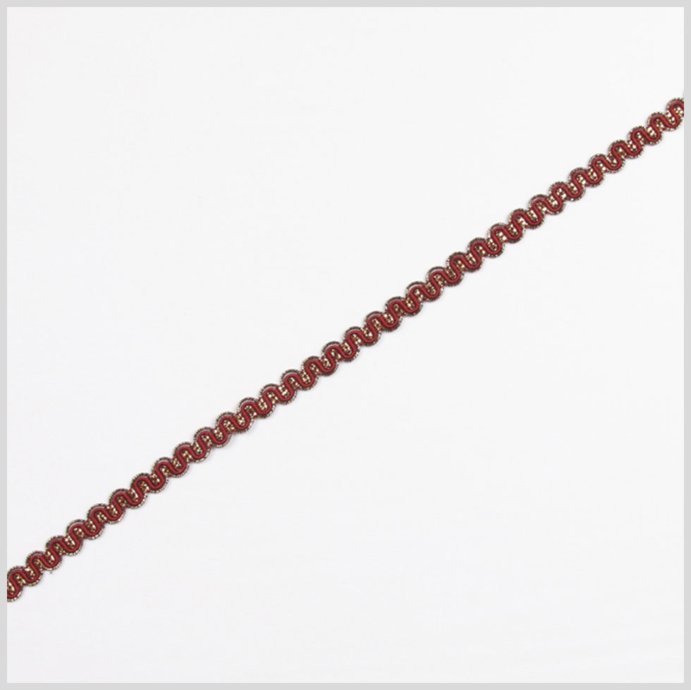 Maroon/Gold Metallic Braid - Joann Fabrics