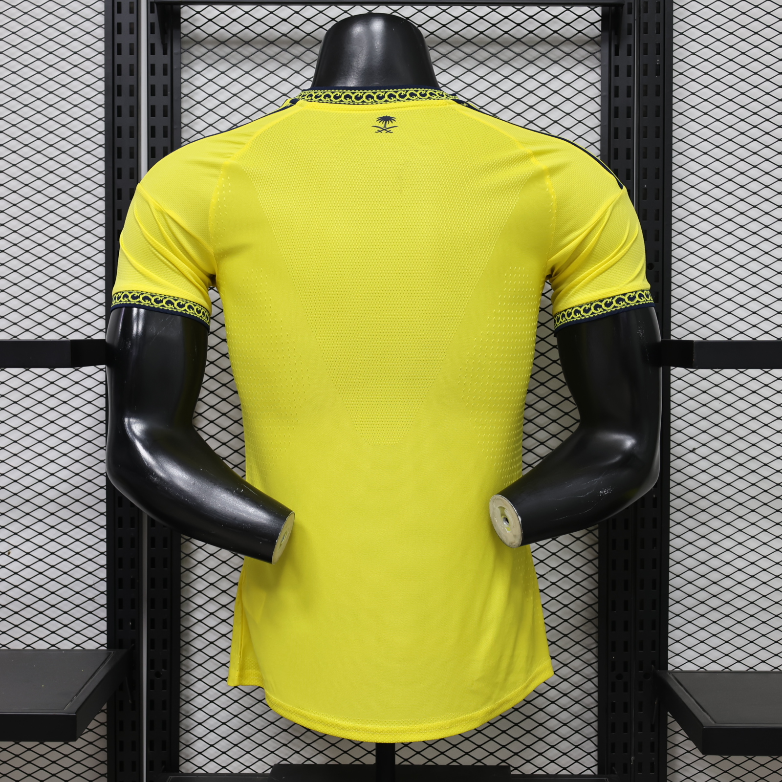 Al Nassr Riyadh Victory 26-27 Home Jersey With HUMAIN Sponsor - Player Version - UnitedFutballJersey