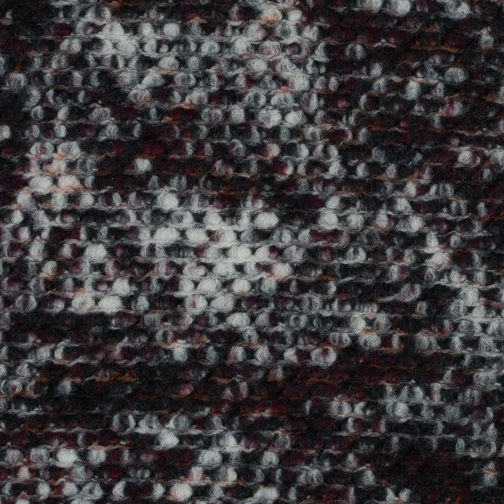 Orange, Red and Black Speckled Wool Knit - Joann Fabrics