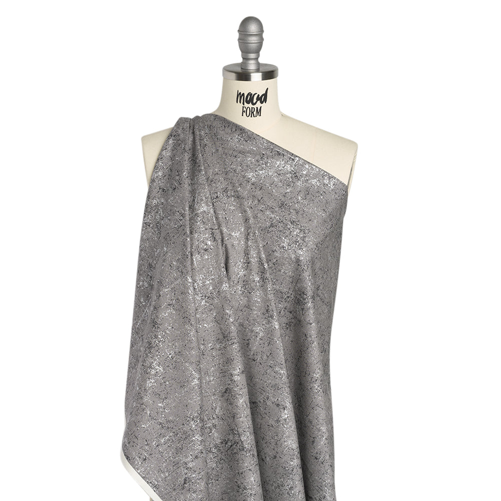 Pearl Finish Quilting Cotton by Patrick Lose for Northcott - Aluminum Textural Abstract - Glisten Collection - Joann Fabrics