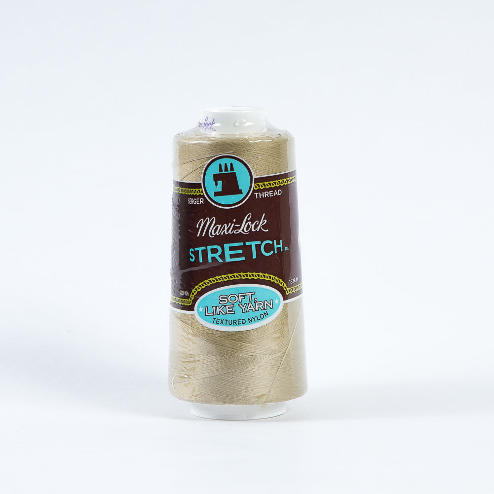 Maxi-Lock Stretch Serger Thread 2000yds - Khaki - Joann Fabrics