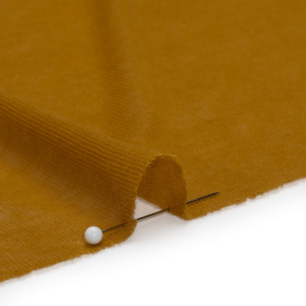 Lightweight Cotton Interlock Knit - Mustard Gold - Designer Deadstock - Joann Fabrics