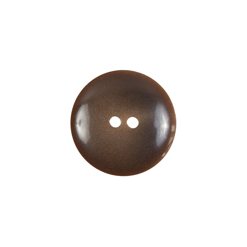 Brown Plastic 2-Hole Button - 28L/18mm - Joann Fabrics