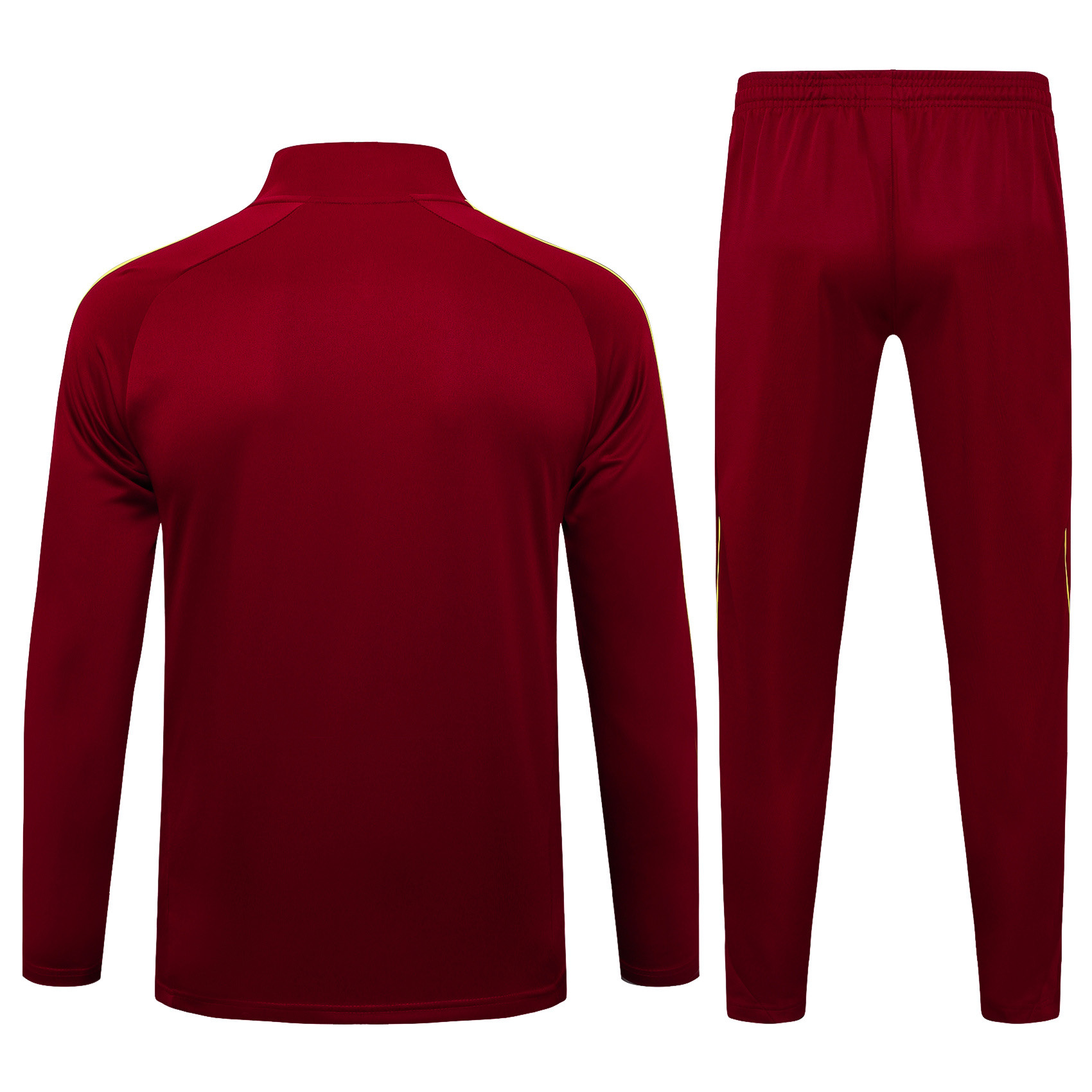 2025/2026 Arsenal Half-Pull Training Suit Maroon Retro Edition Football Shirt 1:1 Thai Quality Set