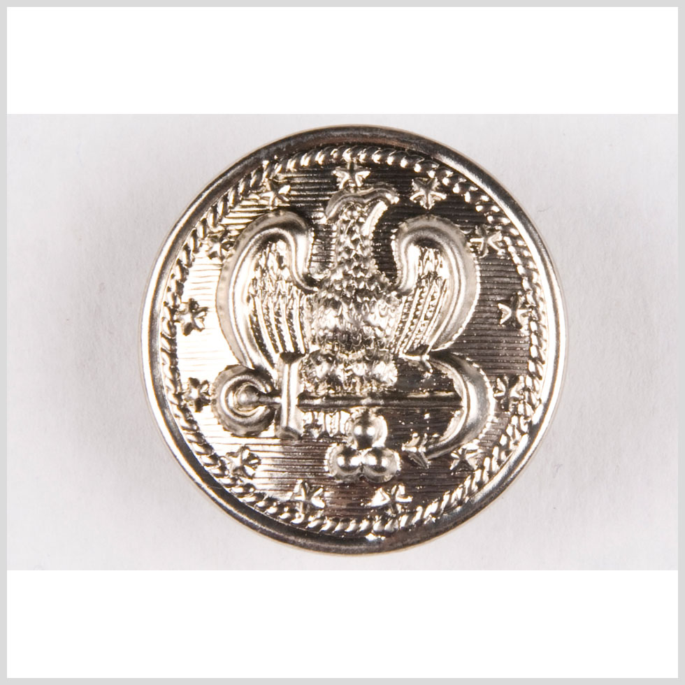 Nickel Metal Coat Button - 36L/23mm - Joann Fabrics