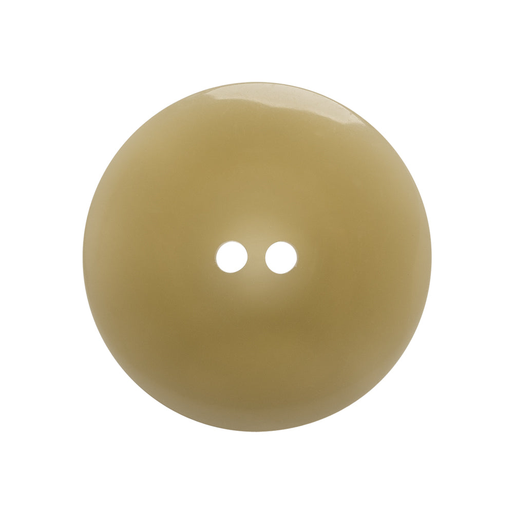 Plastic 2-Hole Button Made in Italy - Ivory Mottled Wide Rim - 42L/27mm - Joann Fabrics