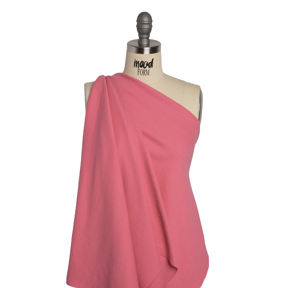 Stretch Cotton 2x2 Rib Knit - Rose Pink - Deadstock - Joann Fabrics
