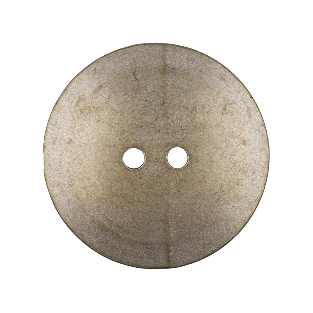 Italian Silver Brass Geometric 2-Hole Metal Saucer Button - 44L/28mm - Joann Fabrics