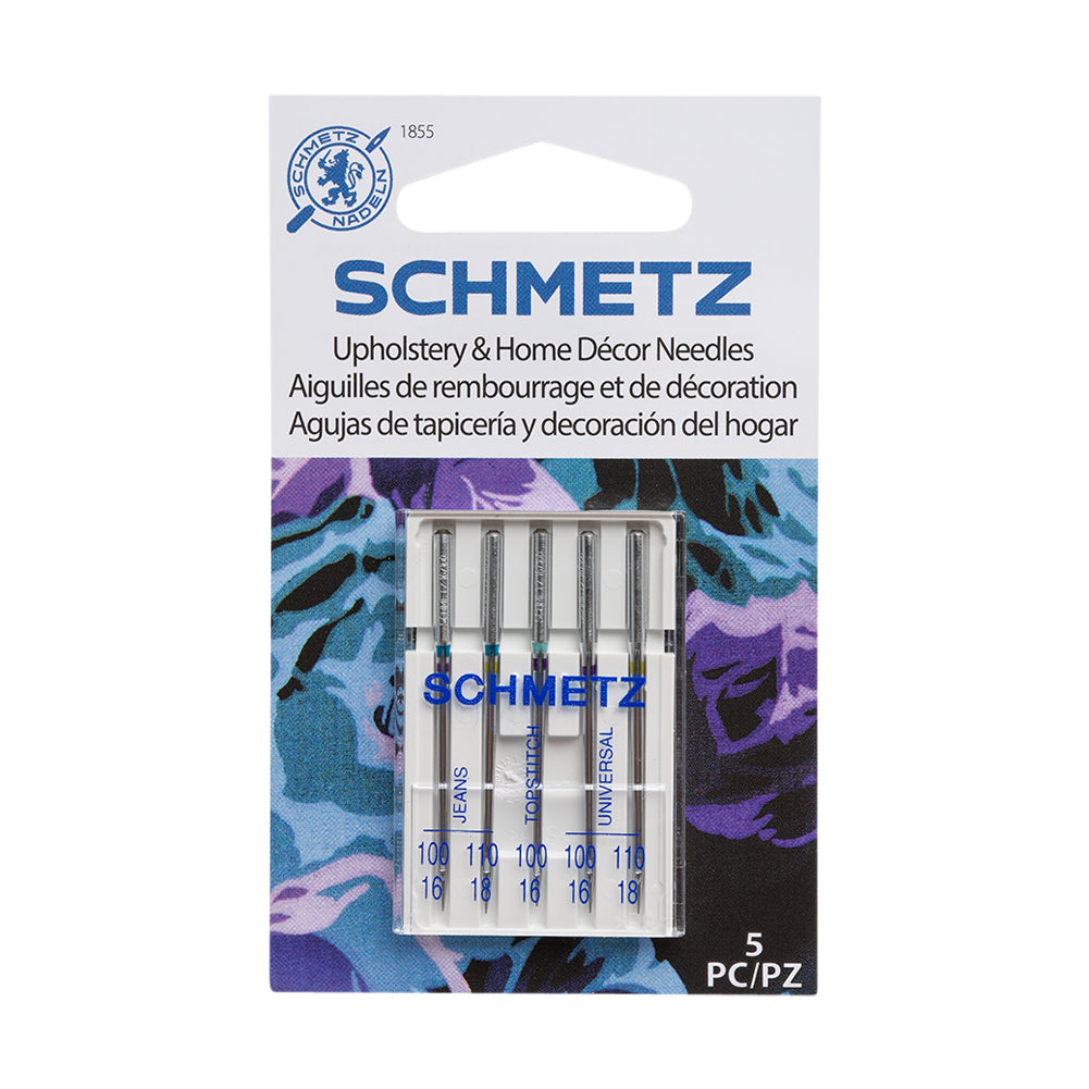 Schmetz Upholstery and Home Decor Machine Needles - Assorted Sizes and Types - 5 ct - Joann Fabrics
