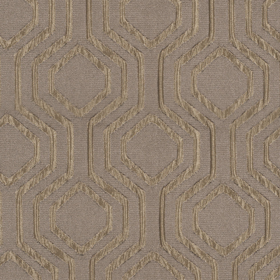 Taupe Geometric Brocade - Joann Fabrics