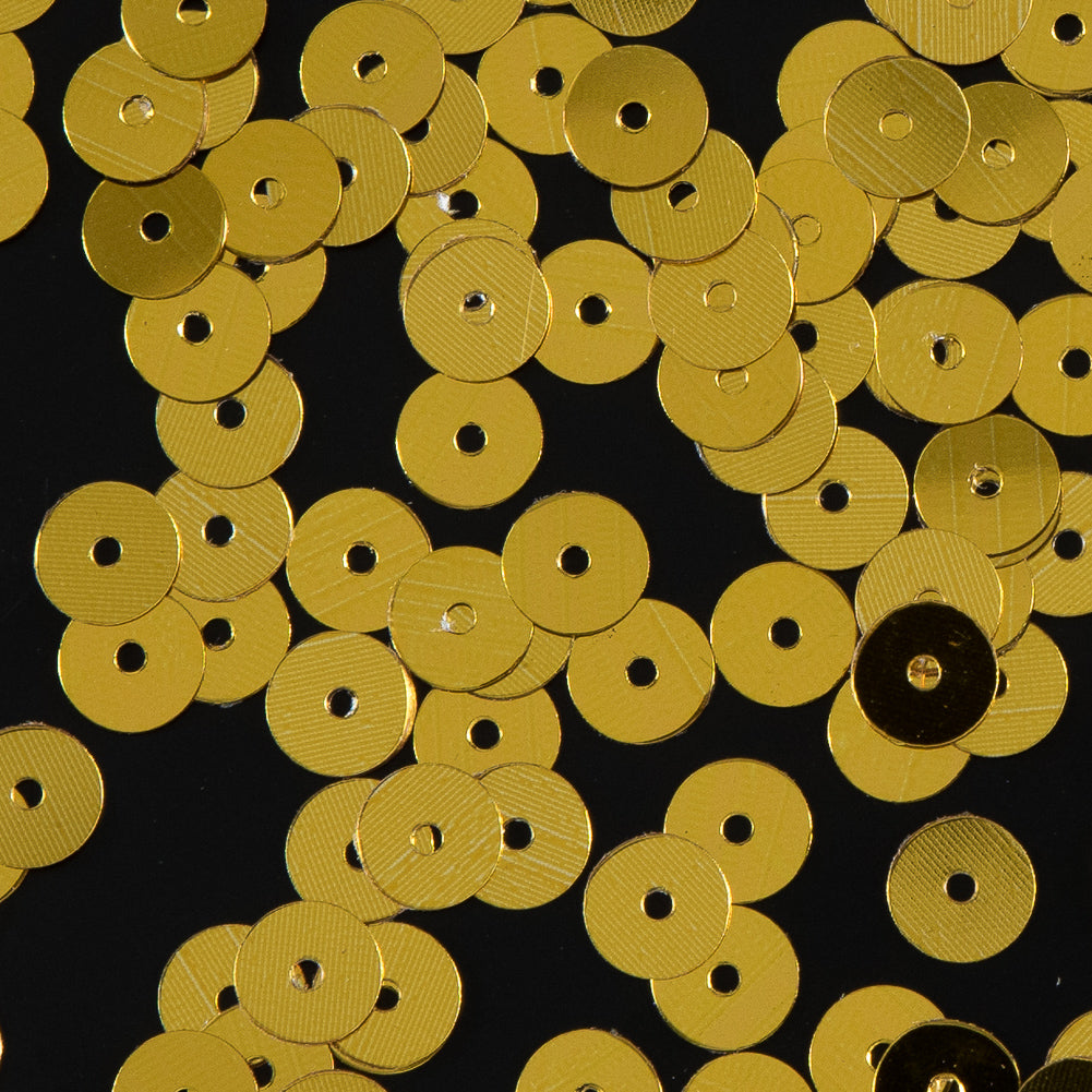 Bag of Gold Color Loose Sequins with Silver Back - 6mm - Joann Fabrics