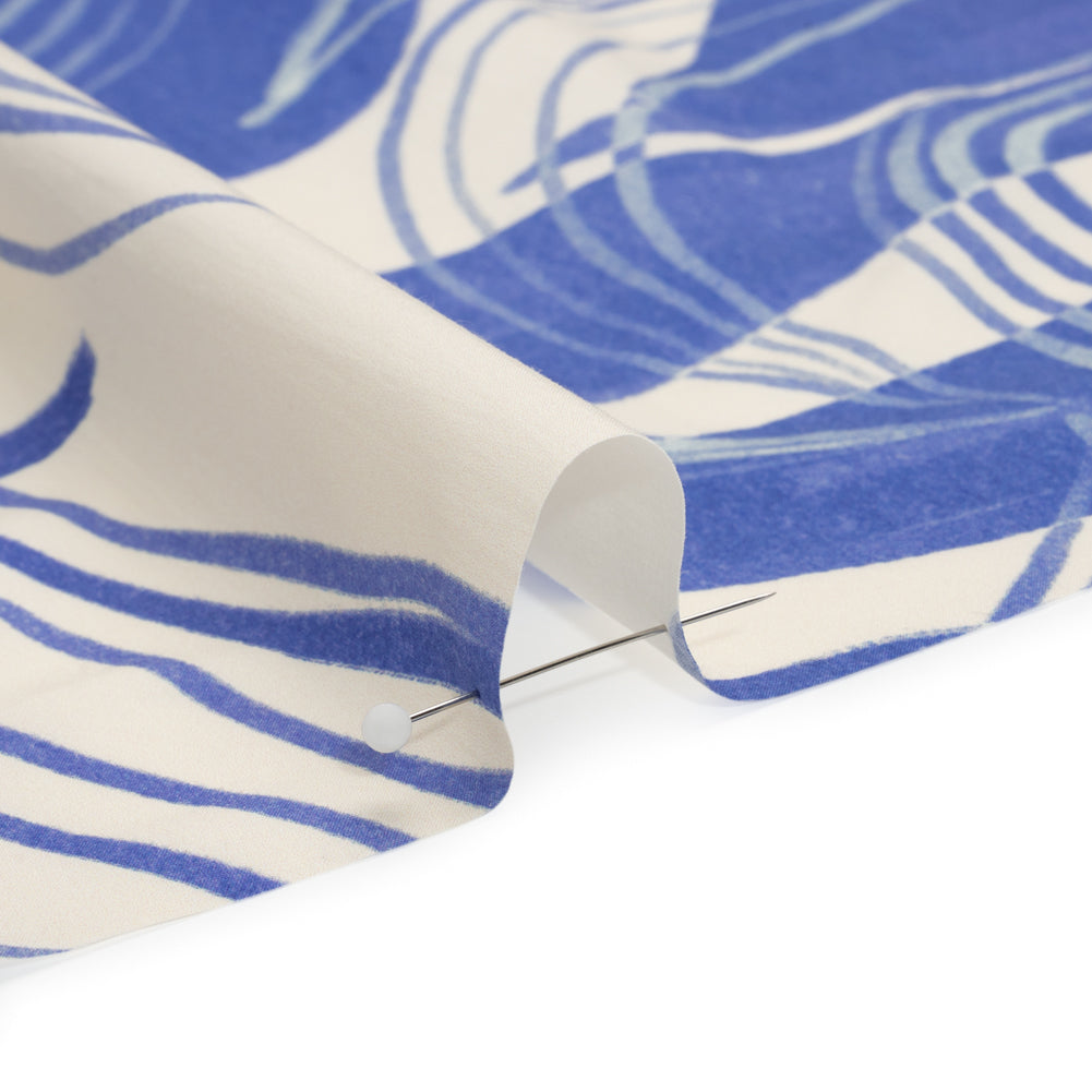 Mood Exclusive Blue Sky Circus Cotton Poplin - Joann Fabrics