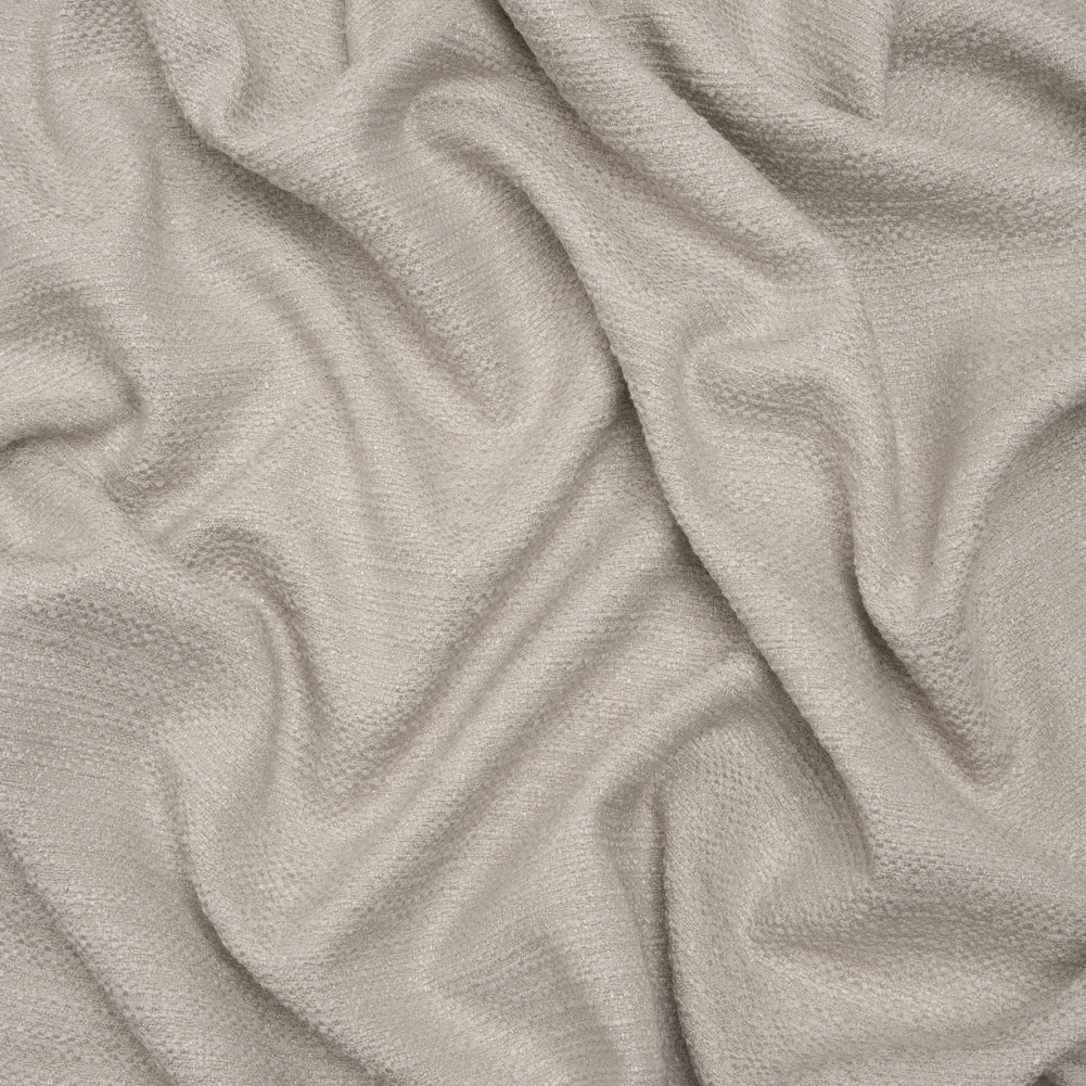 Textured Recycled Polyester Woven - Dove Boucle Stripes - British Imported - Joann Fabrics