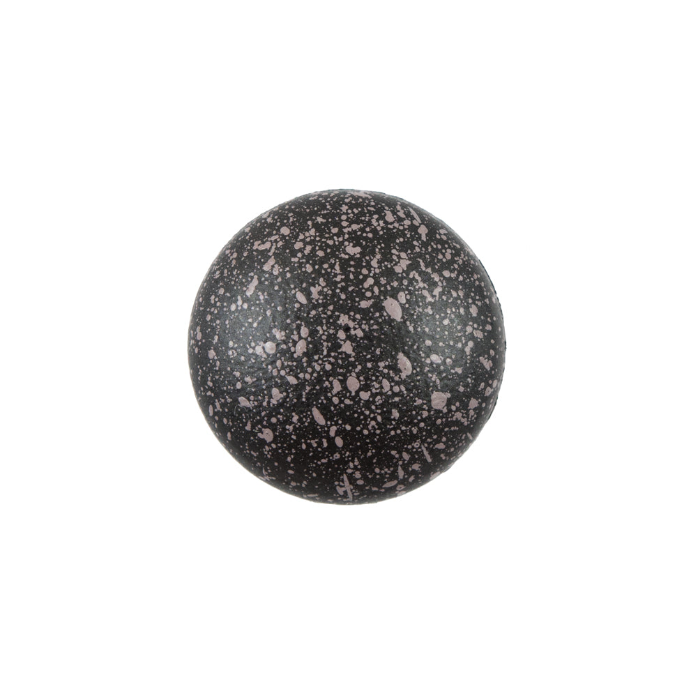 Italian Black and Twilight Mauve Speckled Plastic Button - 32L/20mm - Joann Fabrics