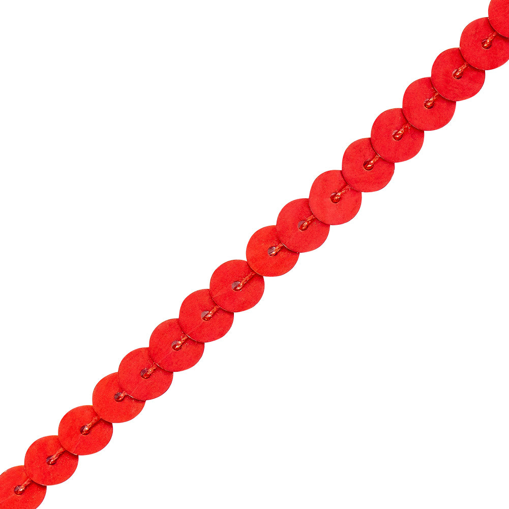 6mm Semi-Matte Candy Apple Red Sequins Trim - Joann Fabrics