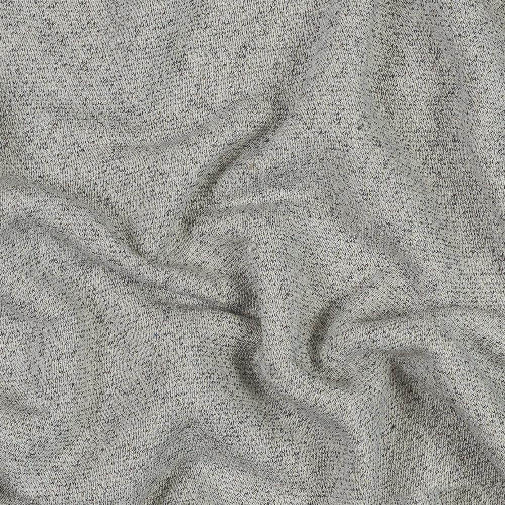 Thick Cotton French Terry - Salt and Pepper - Joann Fabrics