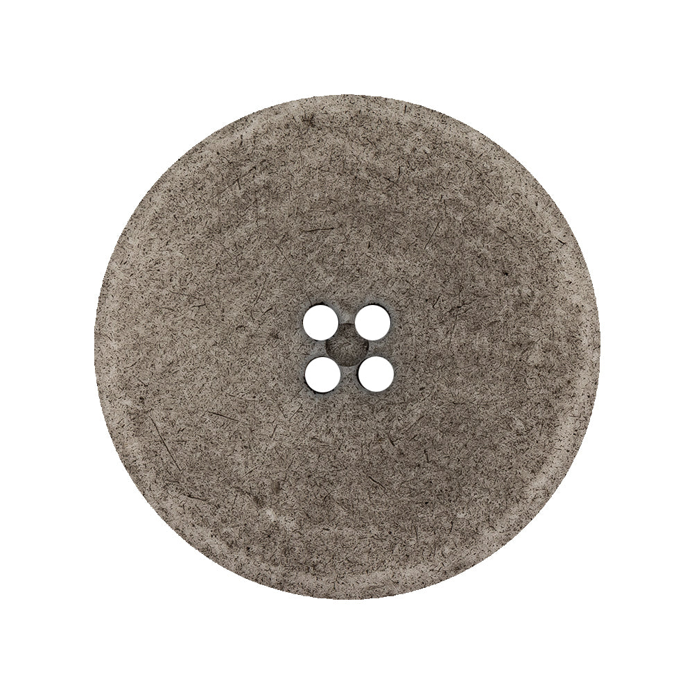 Italian Matte White and Gray Speckled 4-Hole Jacket Button - 44L/28mm - Joann Fabrics