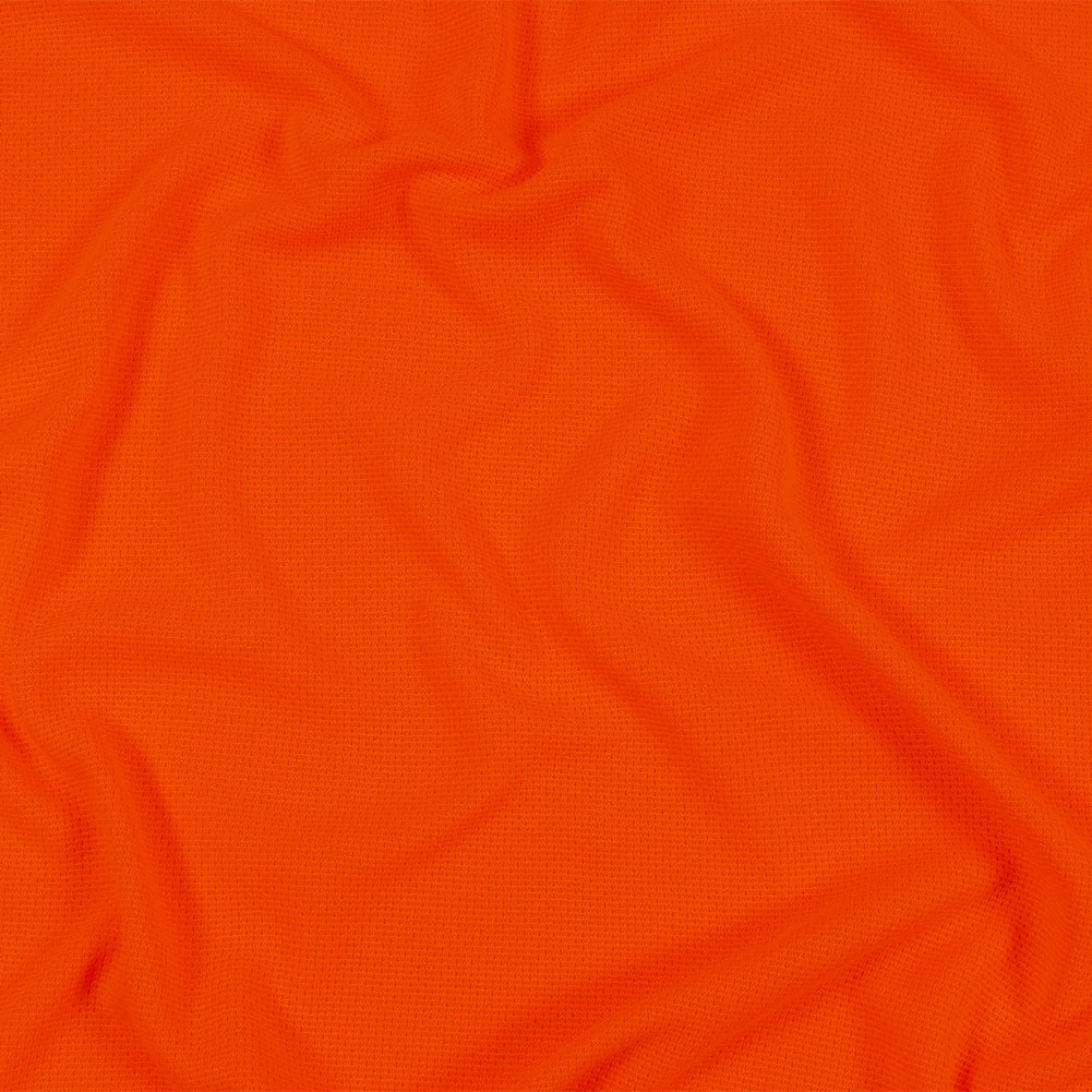 Hi-Vis Neon Orange Polyester Pique Knit - Joann Fabrics