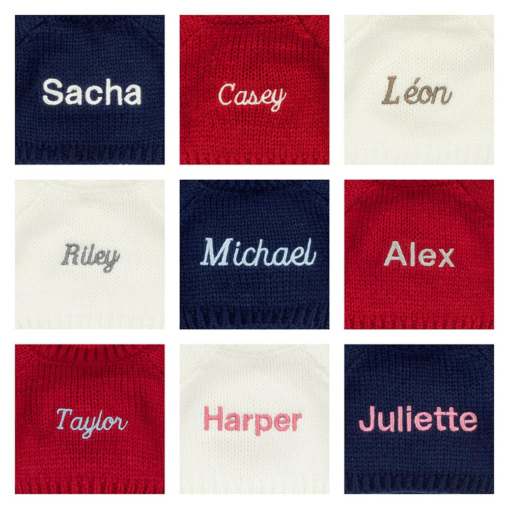 Hopscone Luxe Bunny with Personalized Red Jumper