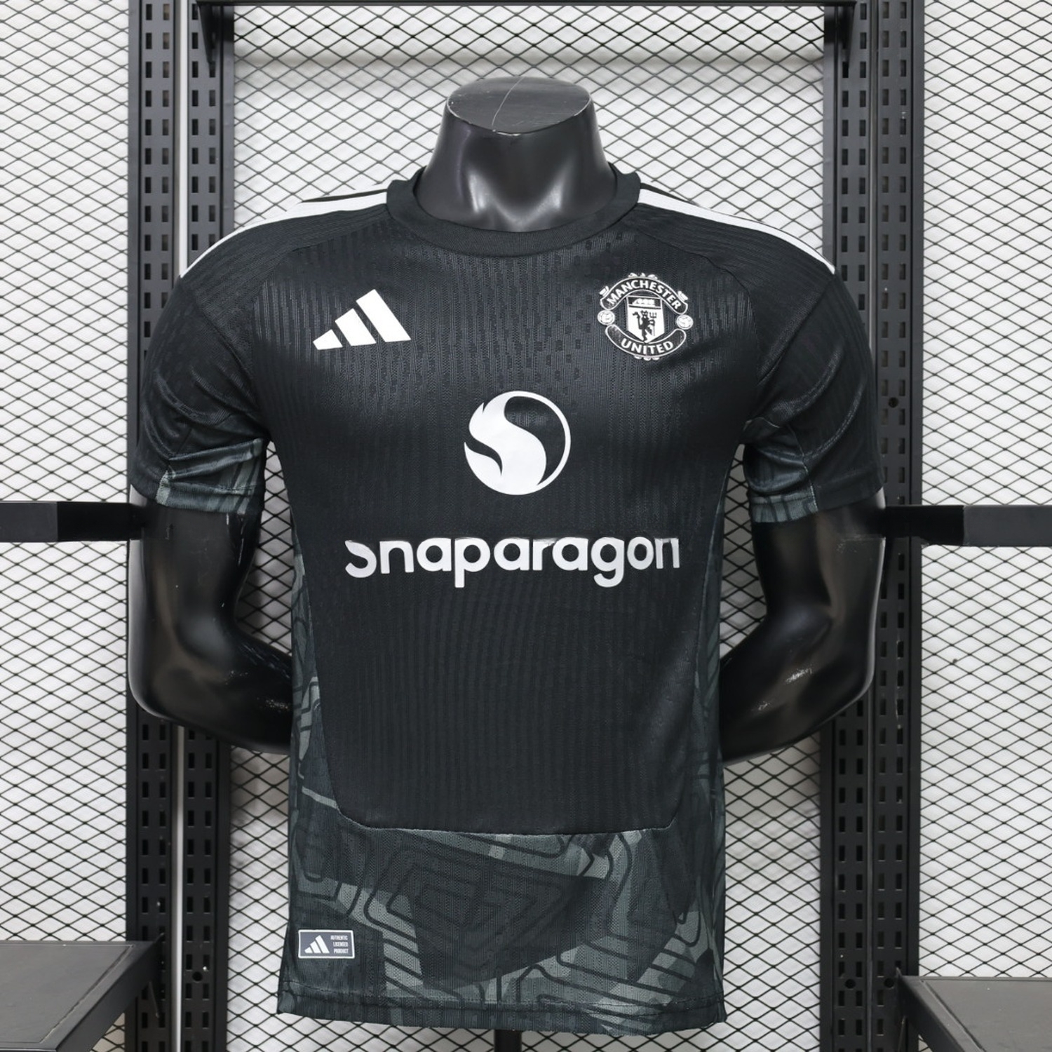 Manchester United 26-27 Goalkeeper Black Jersey - Player Version - UnitedFutballJersey