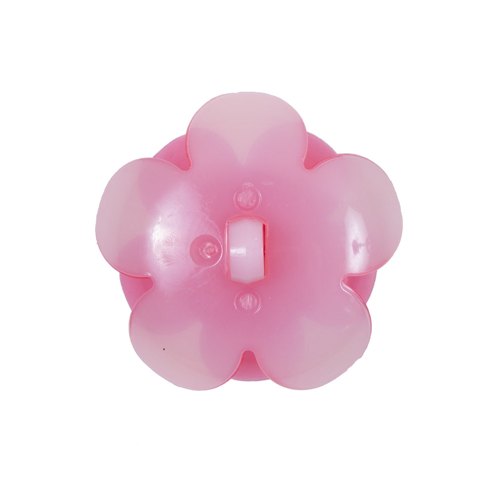 Italian Pink Floral Shank-Back Button - 40L/25.5mm - Joann Fabrics