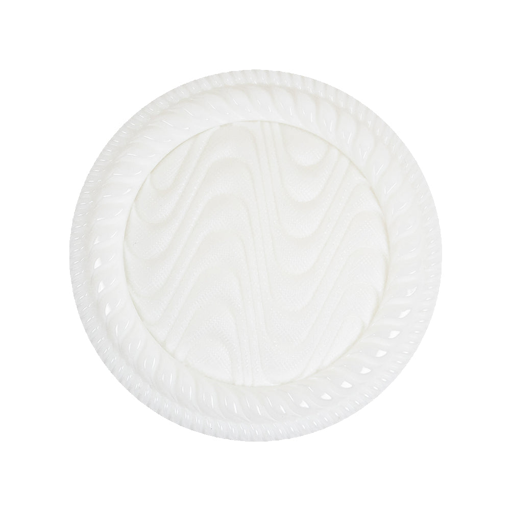 White Waves Rope Rim Shank Back Plastic Button - 44L/28mm - Joann Fabrics