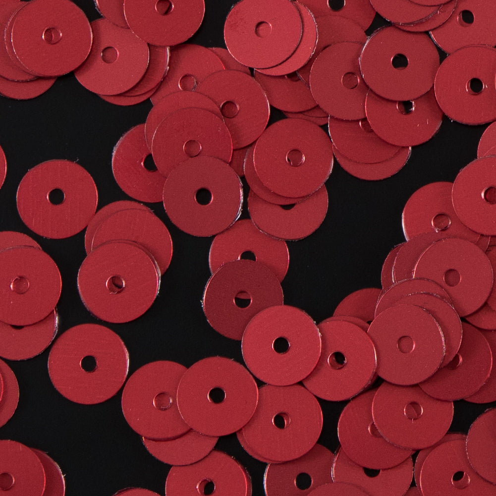 Bag of Red Dull-Bright Loose Sequins - 6mm - Joann Fabrics