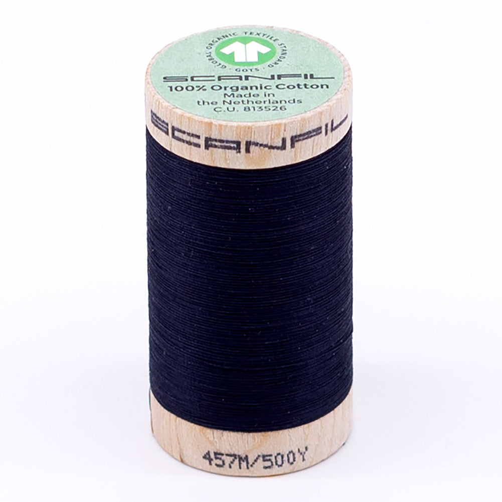 SCANFIL® 50wt Organic Pima Cotton Thread 500 yds - 4818 Night Sky - Joann Fabrics