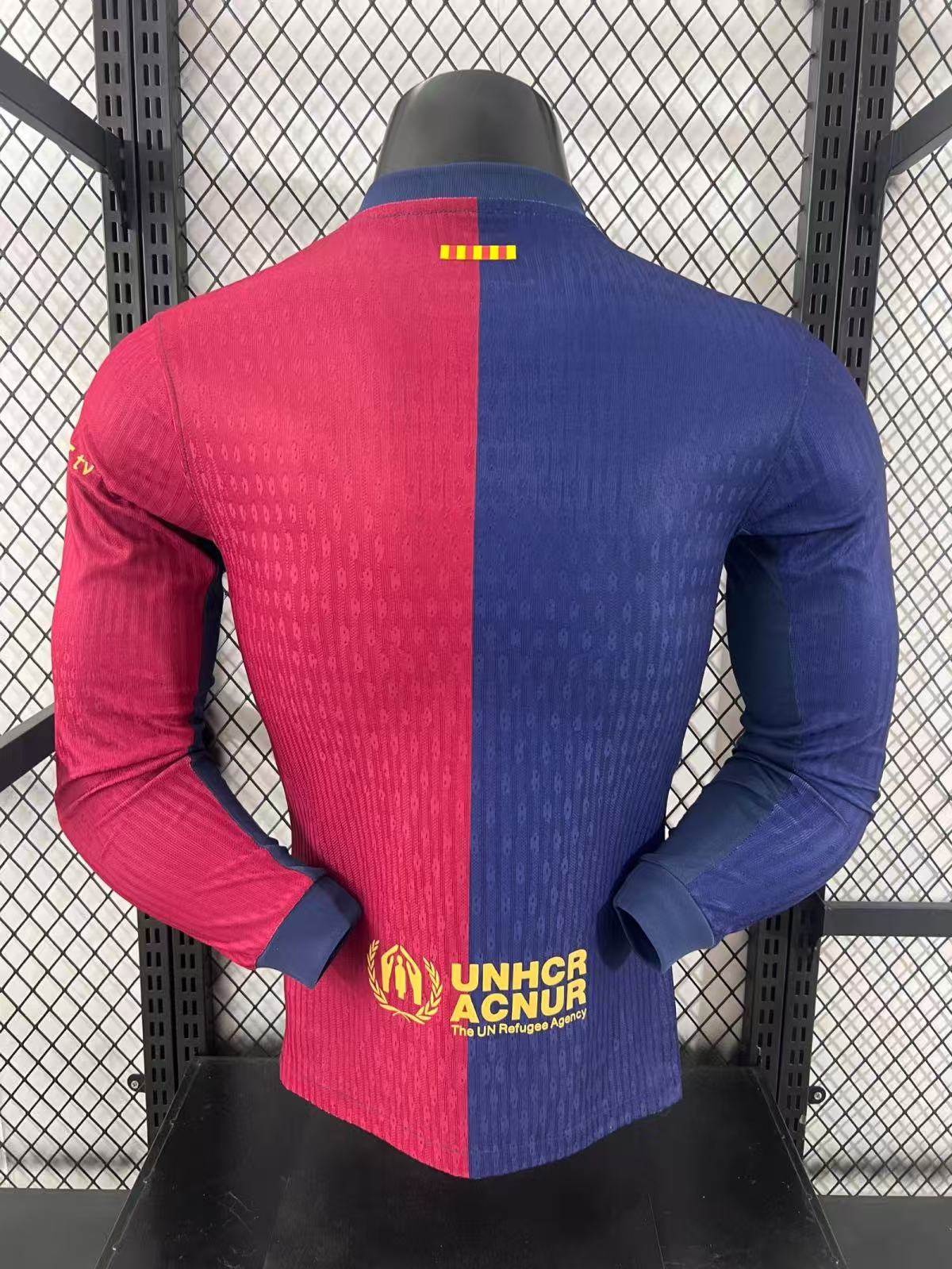 2024/2025 Long Sleeve Player Version Barcelona x Travis Scott Collab Home Football Shirt 1:1 Thai Quality