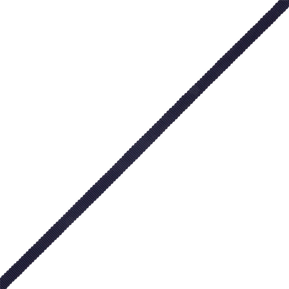 Navy Petersham Grosgrain Ribbon - 0.25