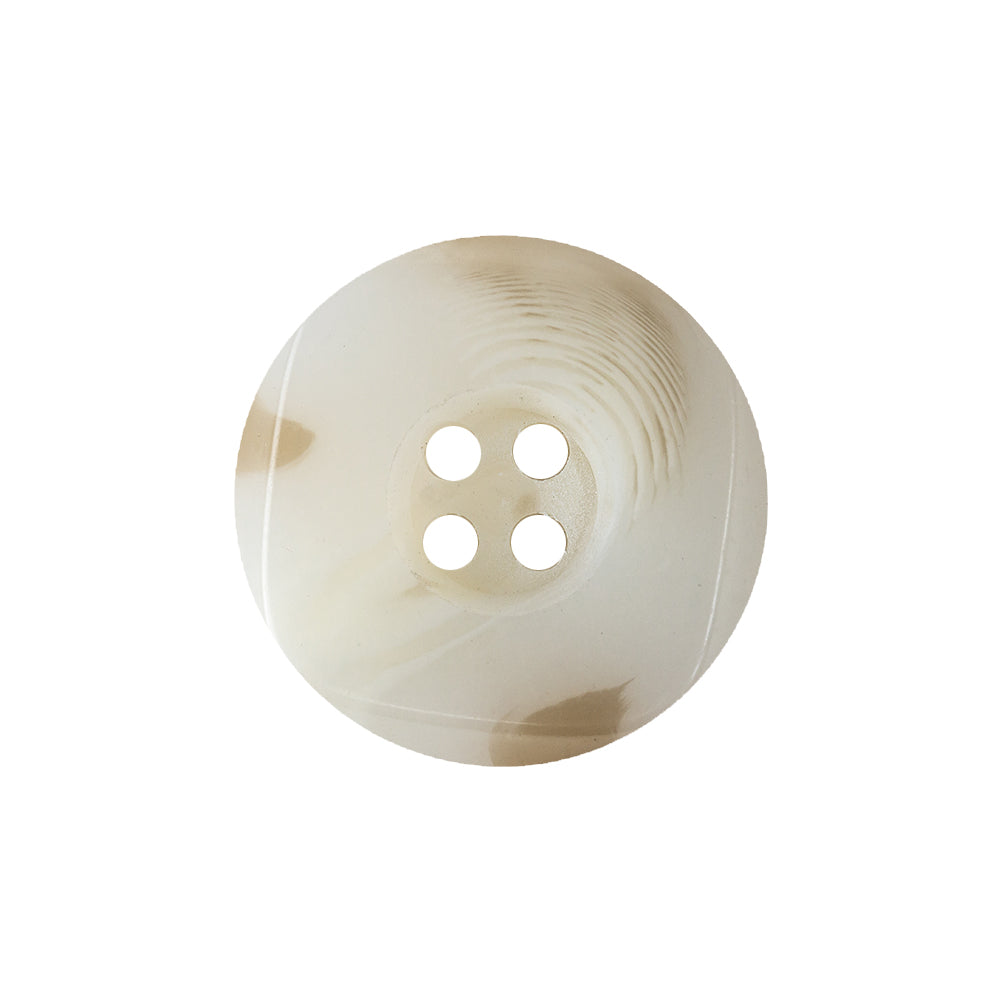 Star White and Light Tan Translucent Deep-Set 4-Hole Plastic Button - 36L/23mm - Joann Fabrics