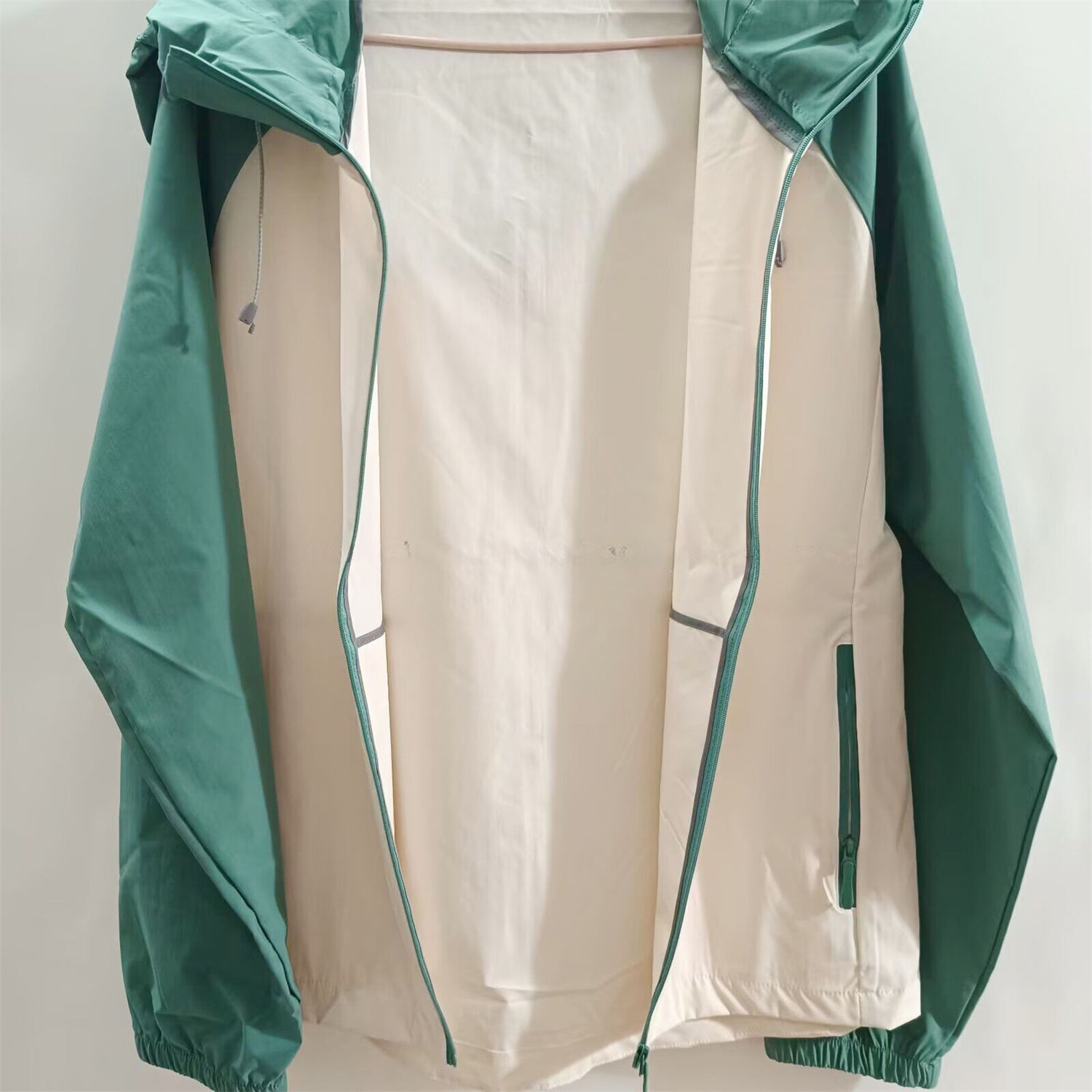 Palmeiras 25-26 Training Windbreaker Jacket - Grey With Green - UnitedFutballJersey