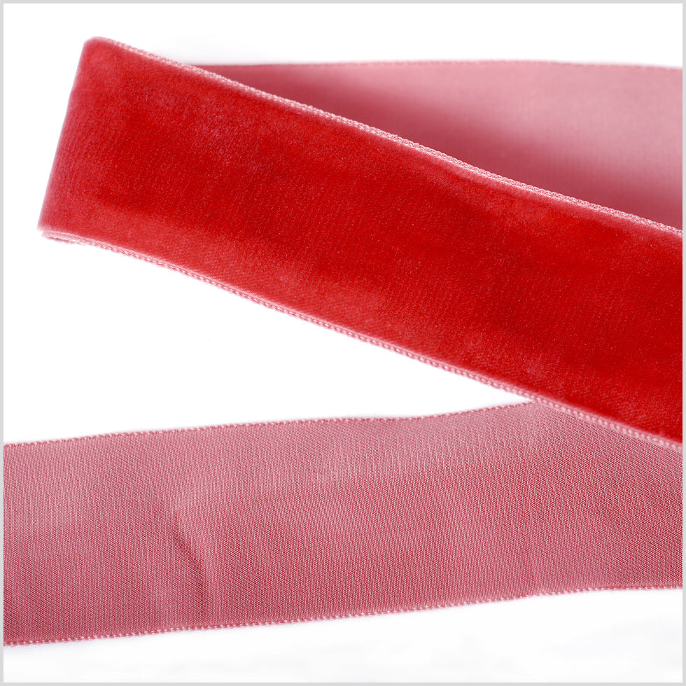 Single Faced Velvet Ribbon Made in Italy - 1.5