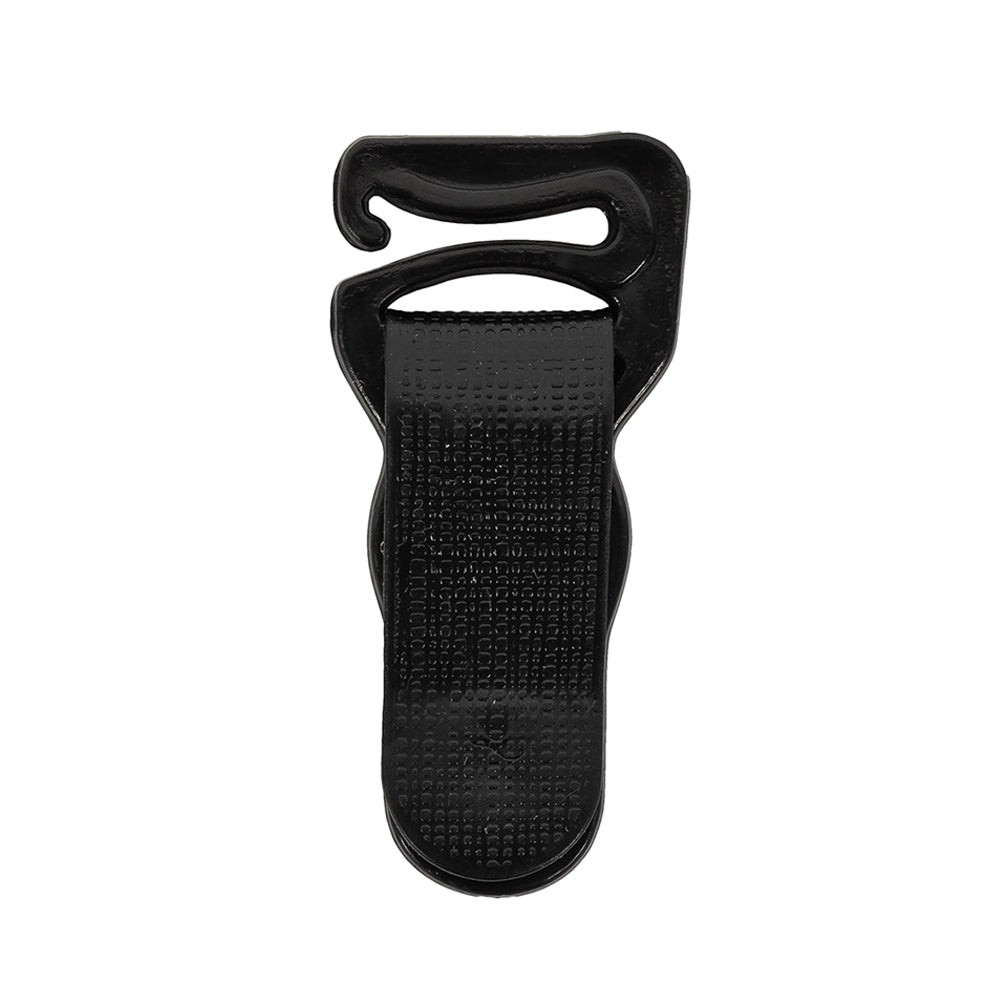Black Detachable Plastic Garter Clip for 3/8