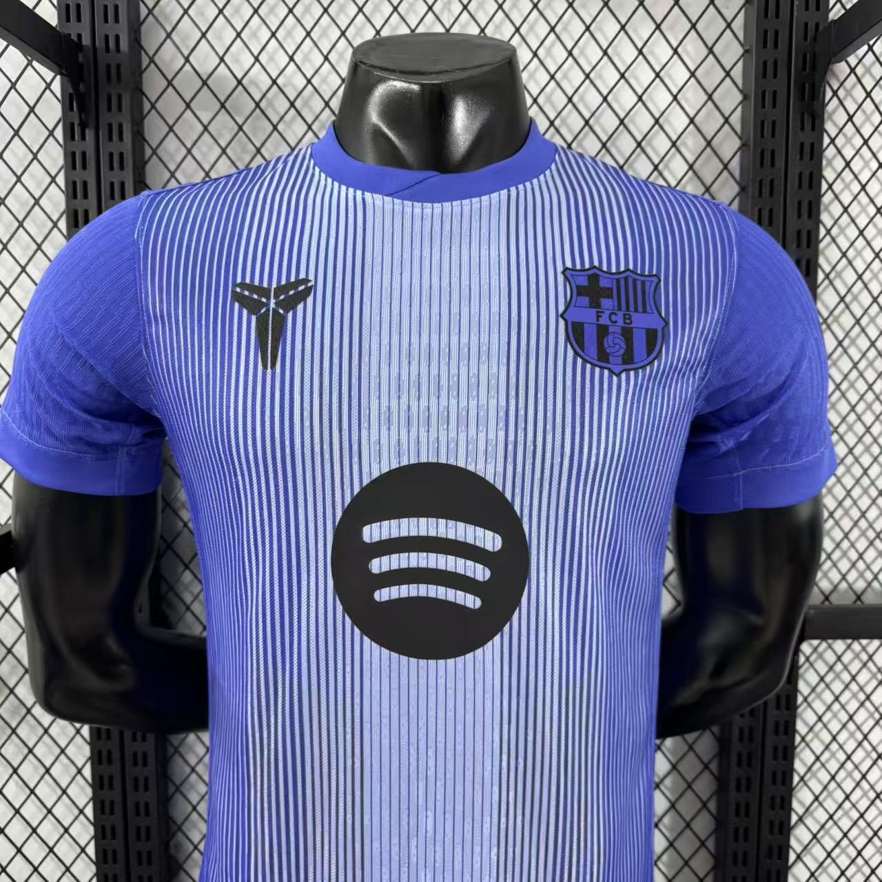 2025/2026 Player Version Barcelona Training Suit Purple Football Jersey 1:1 Thai quality