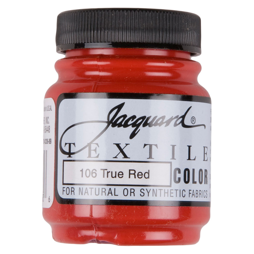 Jacquard Textile Color Fabric Paint - 106 True Red - Joann Fabrics