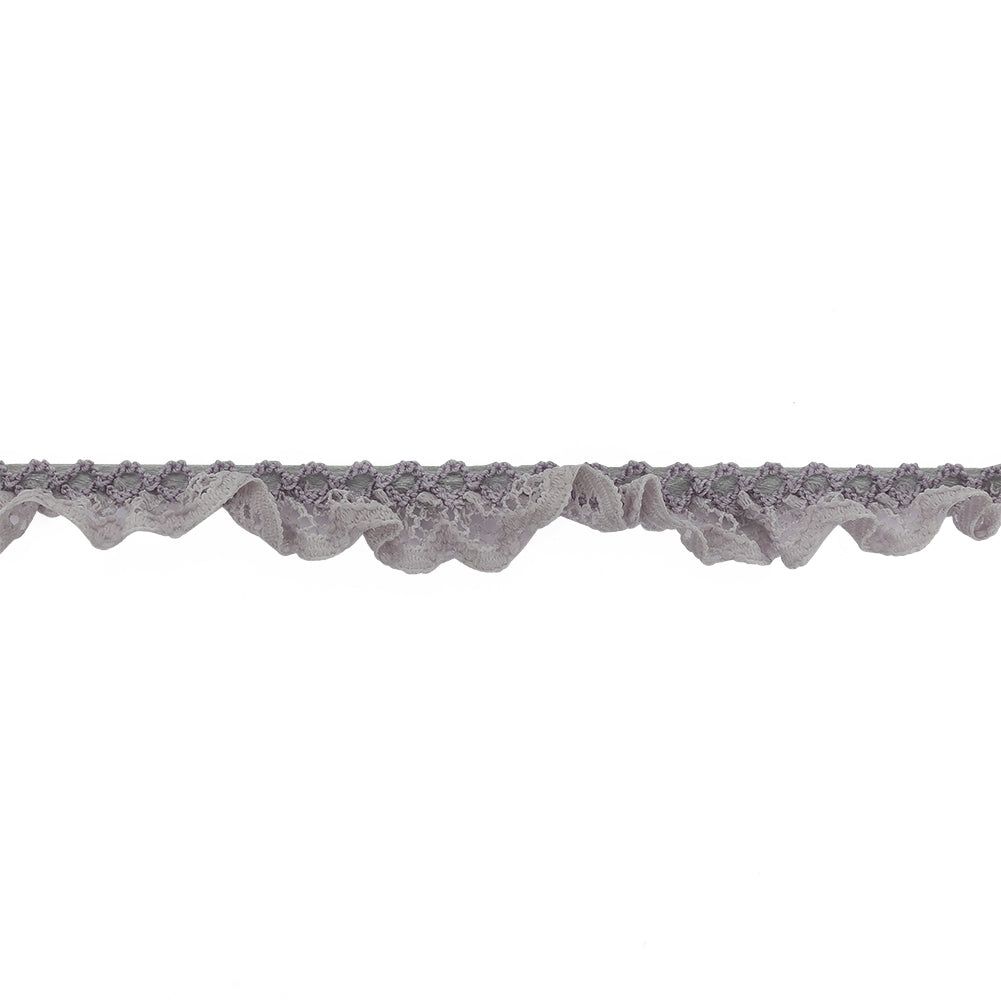 Mauve Shadows Criss Cross Crochet Trimming - 0.625