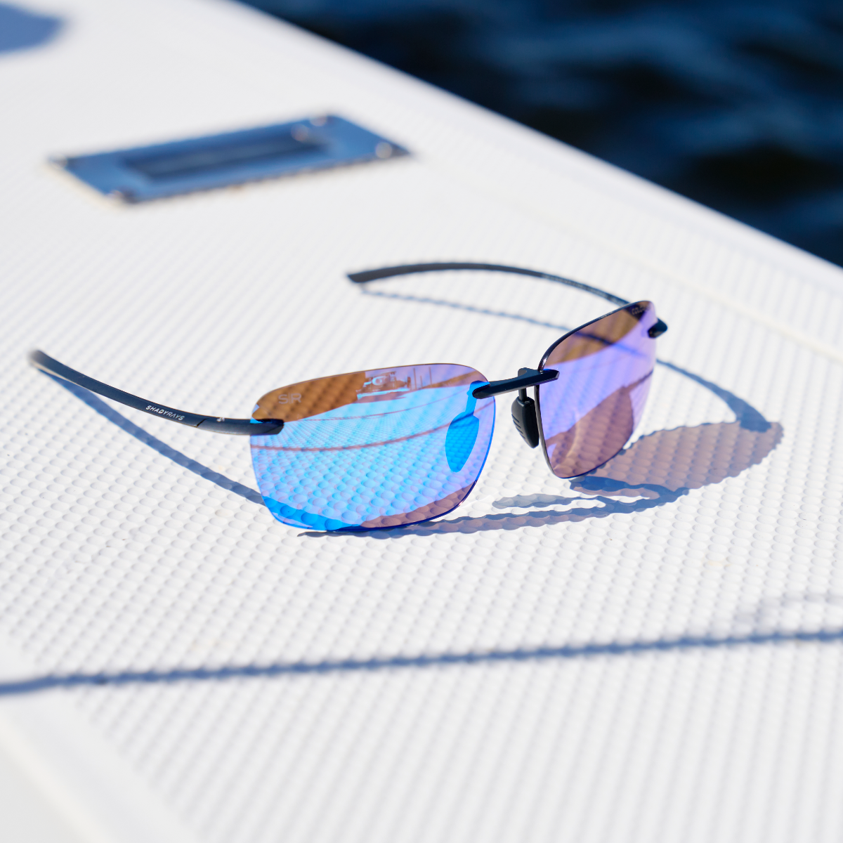 Huron Matte Black – Glacier Polarized