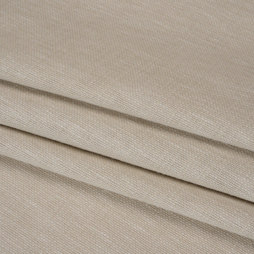 Linen Look Recycled Polyester and Cotton Woven - Oyster - British Imported - Joann Fabrics