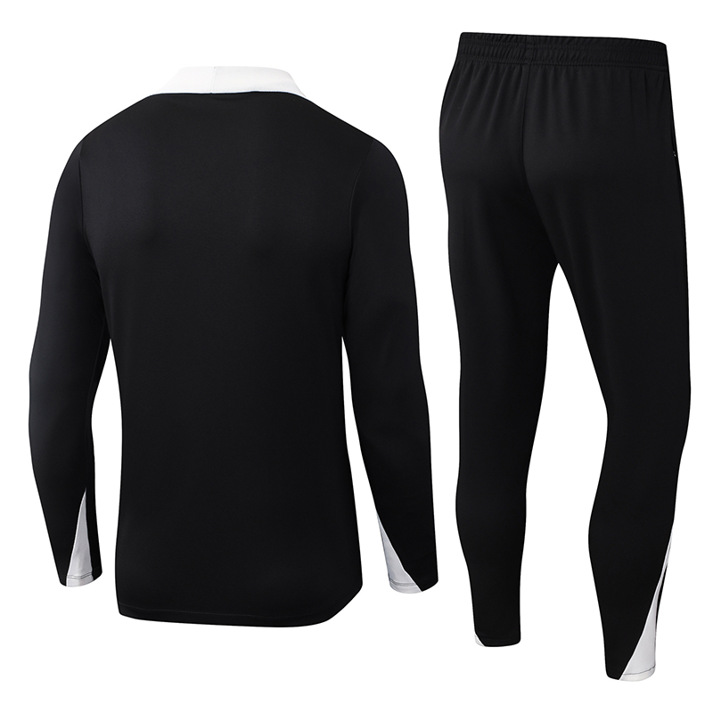 2025/2026 Chelsea Half-Pull Training Suit Black Football Shirt 1:1 Thai Quality Set