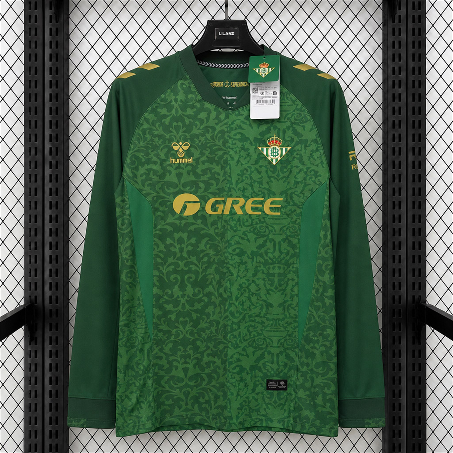 Real Betis 26-27 Away Long Sleeves Jersey - Fans Version - UnitedFutballJersey