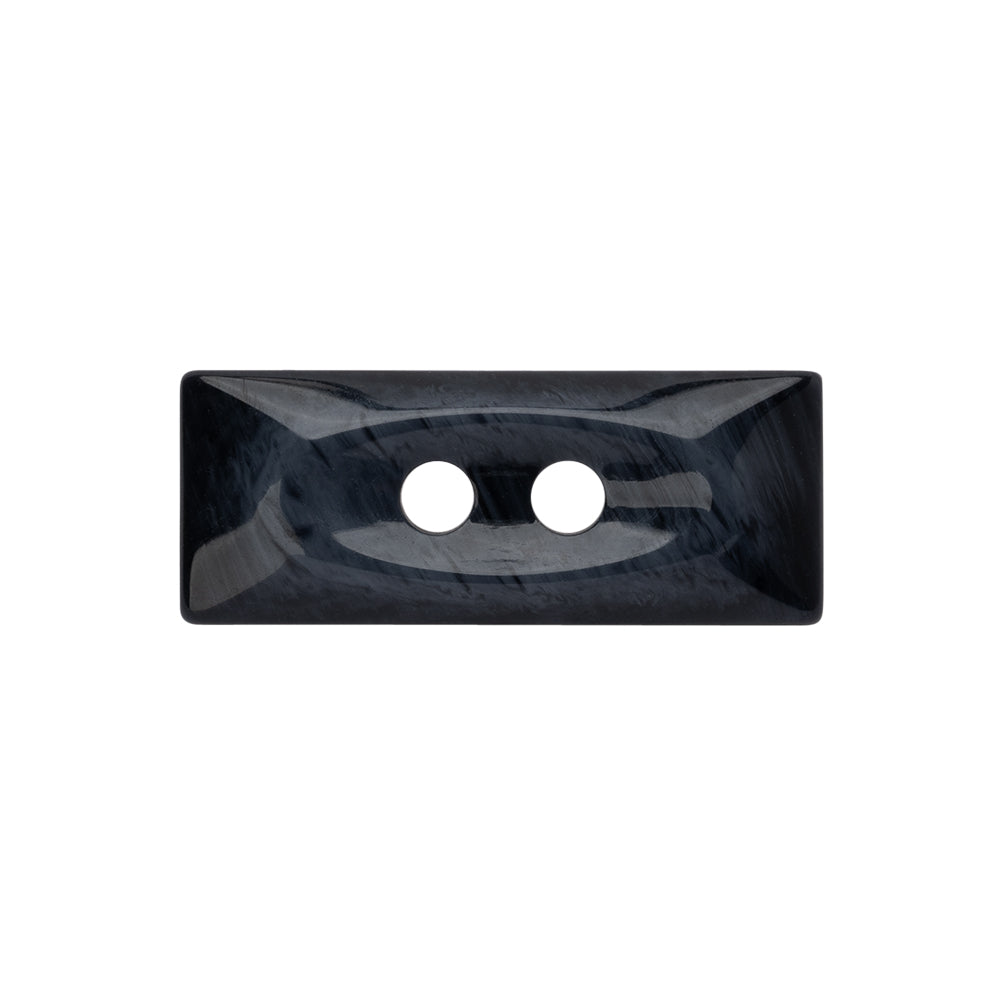 Rectangular Plastic 2-Hole Button - 40L/25.5mm - Navy Blue Swirls - Joann Fabrics