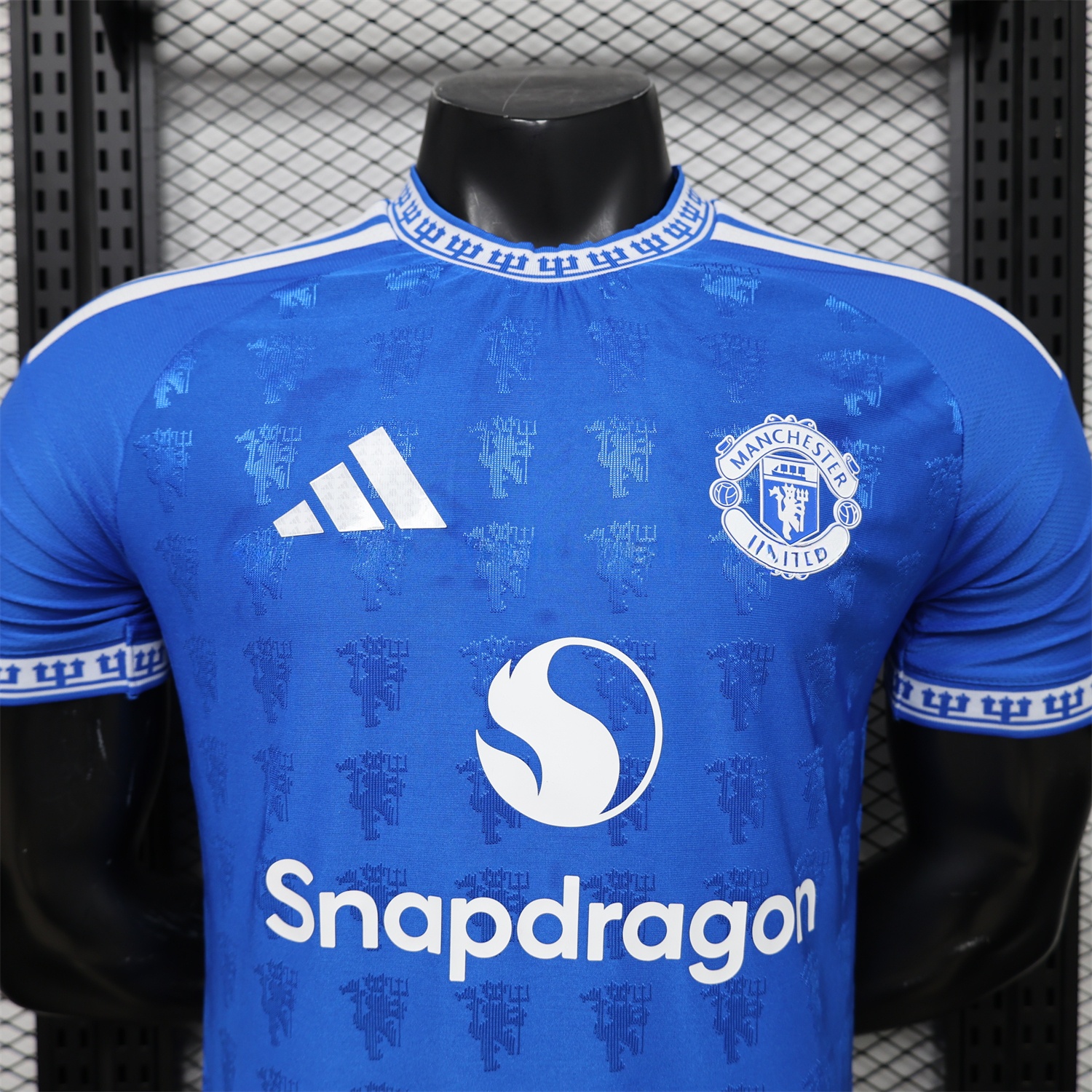 Manchester United 26-27 Retro Style Blue Jersey - Player Version - UnitedFutballJersey