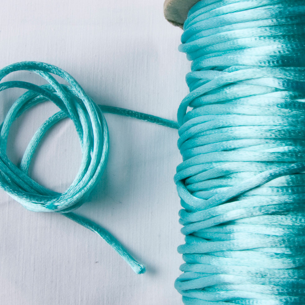 1mm Turquoise Rattail Cord - Joann Fabrics