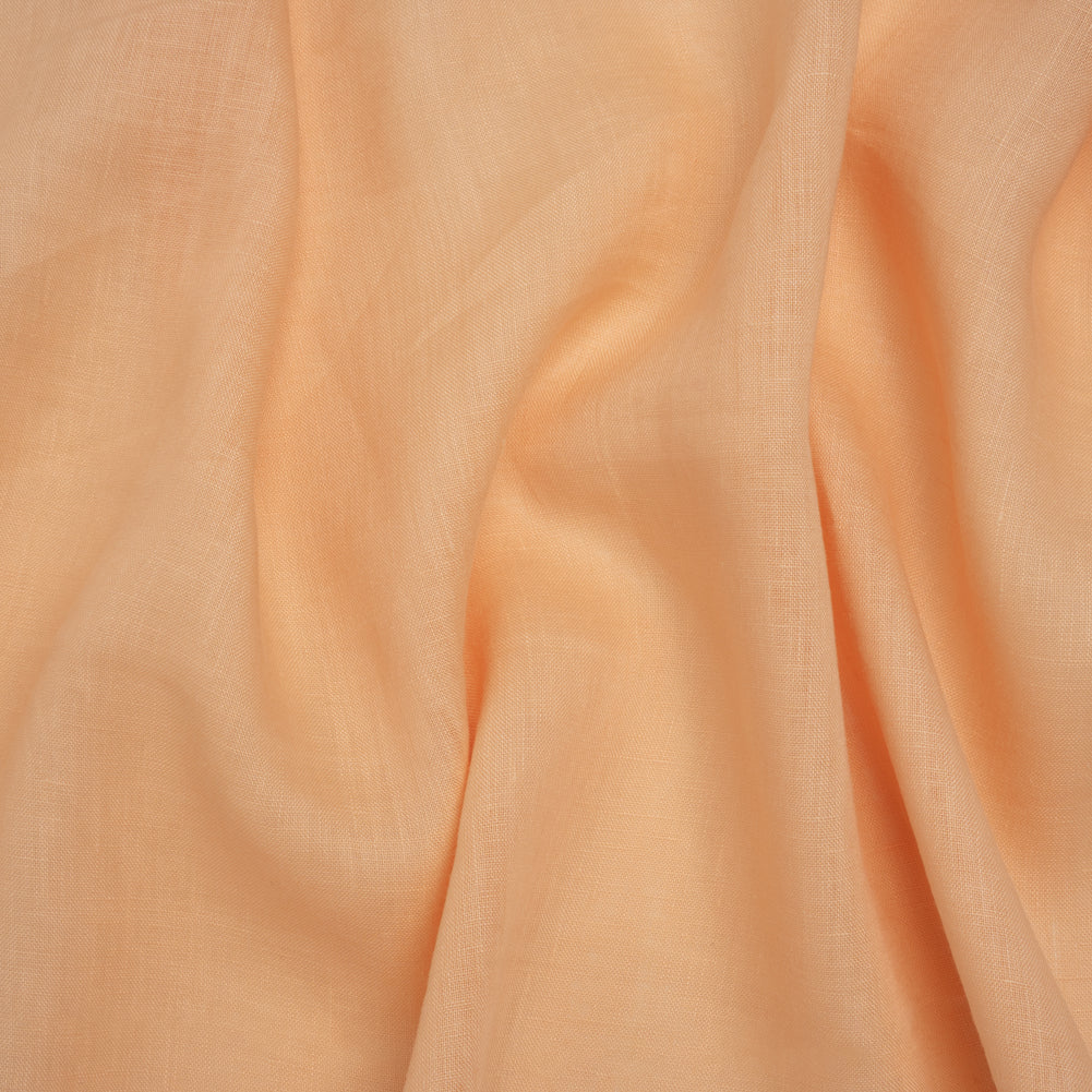 Lightweight Linen Woven - Peaches and Cream - Famous Australian Famous Australian Designer Deadstock - Joann Fabrics