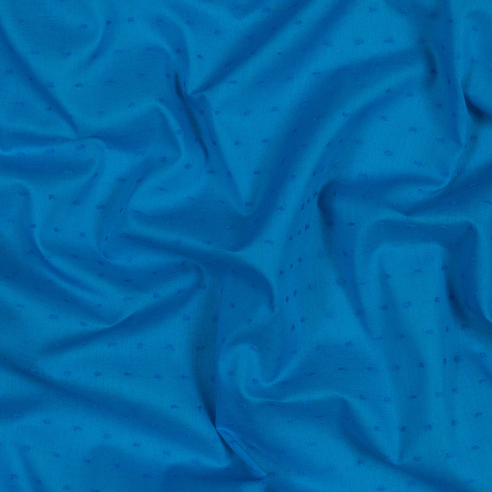 Italian Aegean Blue Cotton Swiss Dot - Joann Fabrics