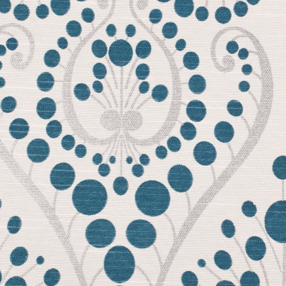 Teal Blue Swirls Cotton Blend - Joann Fabrics